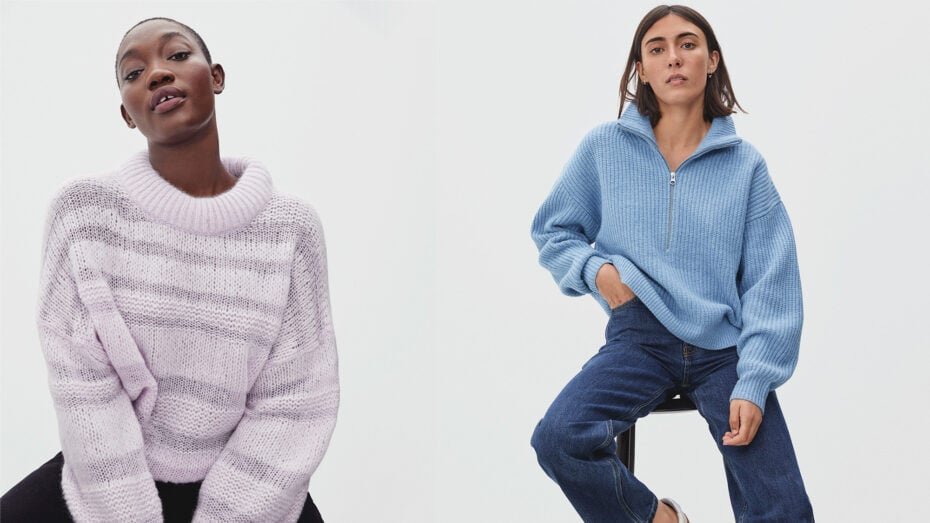 These conscious fashion brands make chic and timeless sweaters and knitwear that are ethically made from eco-friendly fibers. 