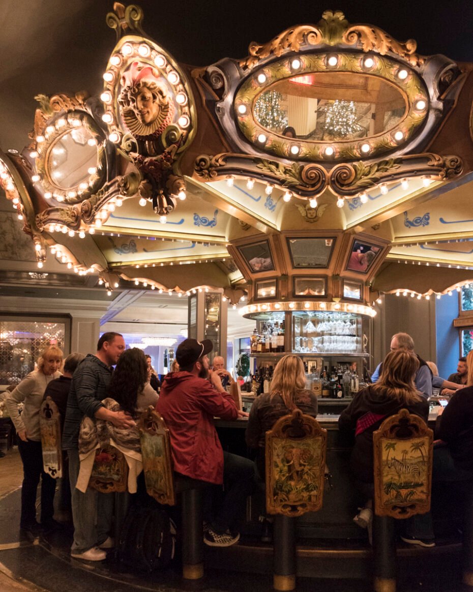 The Carousel Bar in Hotel Monteleone in New Orleans. 