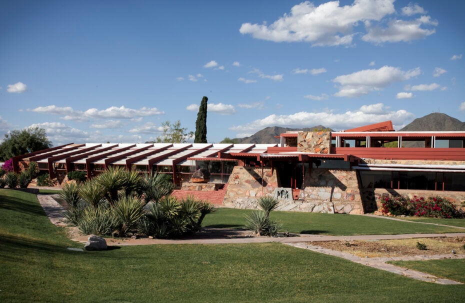 Taliesin West by American architect Frank Lloyd Wright, Scottsdale's only National Historic Landmark. 