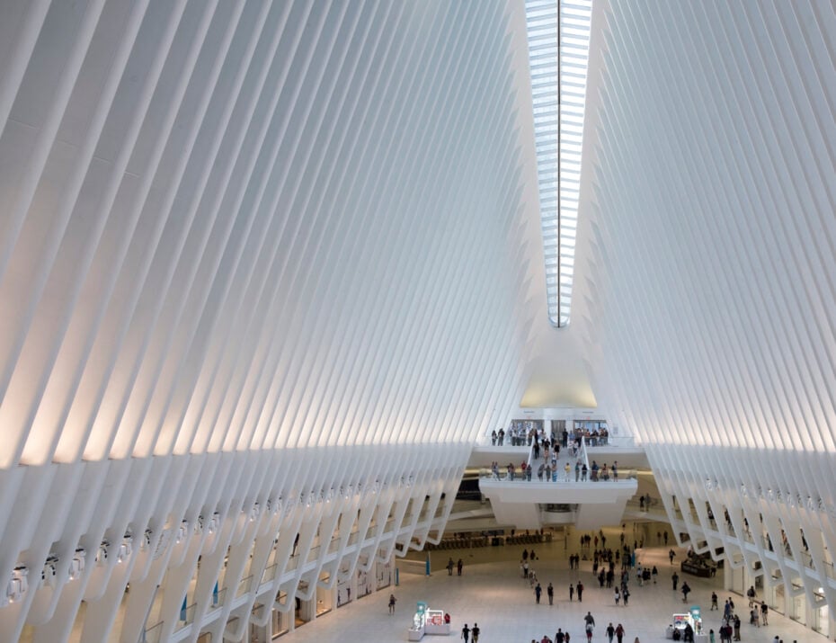 The Oculus at the World Trade Center, New York, City. 
