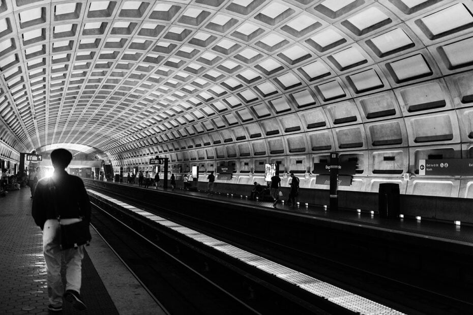 Washington, DC subway photography