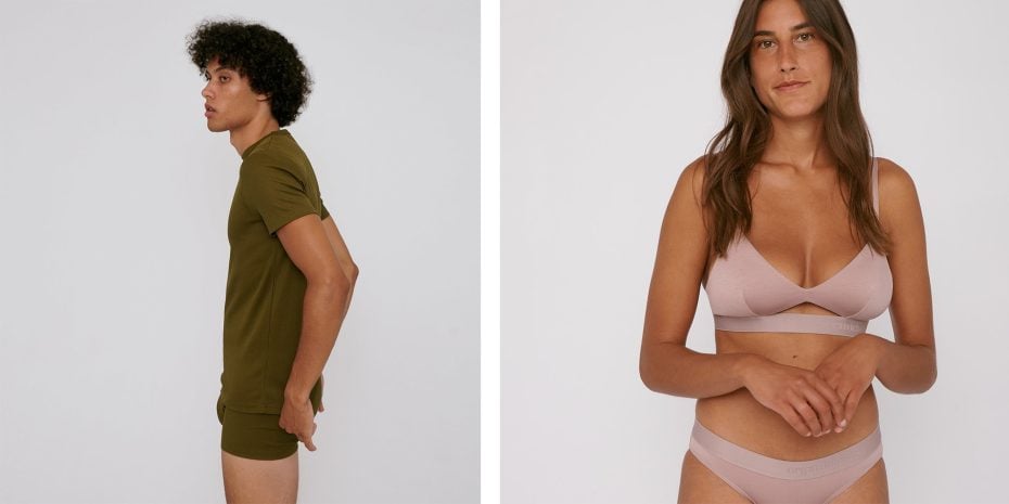The best ethical and sustainable underwear brands for men and women.
