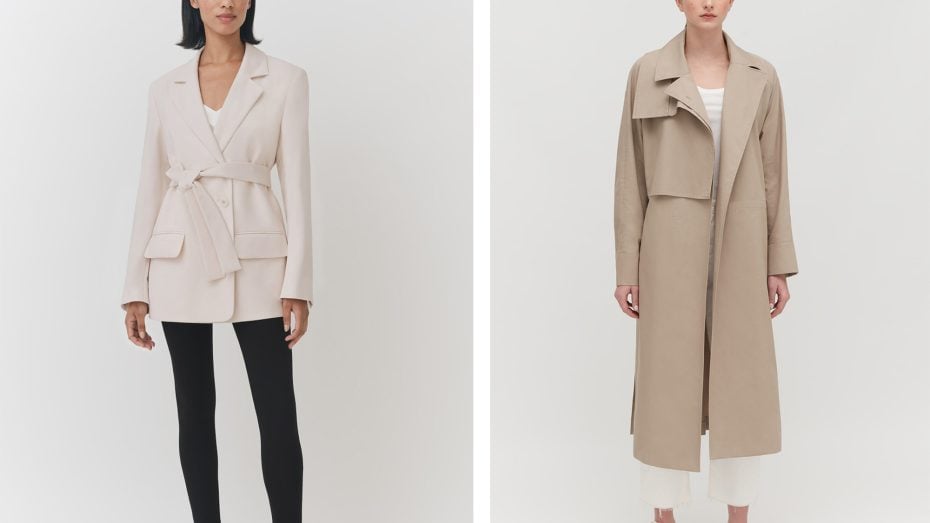 Sustainable trench coats
